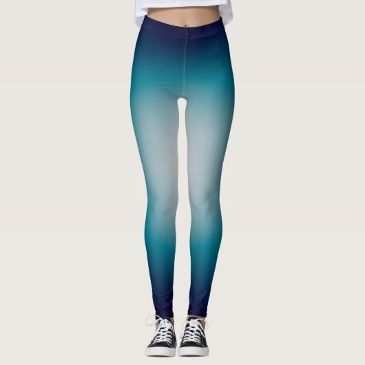 IJsberg blauwe leggings (Voorkant)
