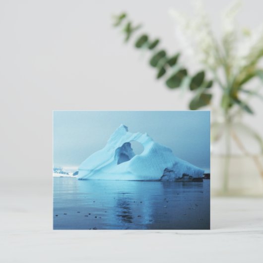 Ijsberg in Antarctica Briefkaart (Staand voorkant)