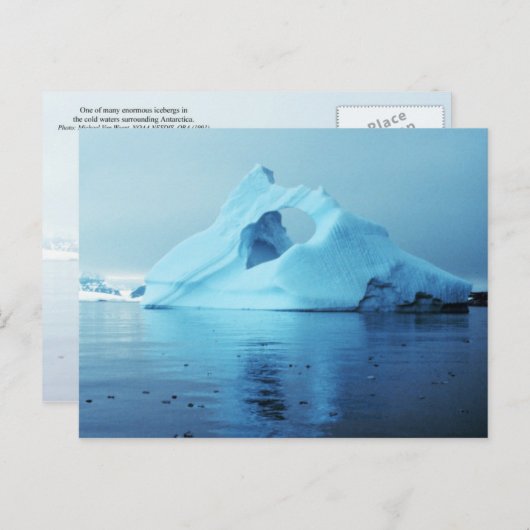 Ijsberg in Antarctica Briefkaart (Voorkant / Achterkant)