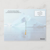 Ijsberg in Antarctica Briefkaart (Achterkant)