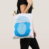 Ijsberg Liefde Tote Tas (Dichtbij)