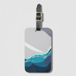 IJsberg oceaanlandschap Bagagelabel
