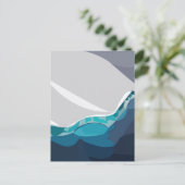 IJsberg oceaanlandschap Briefkaart (Staand voorkant)