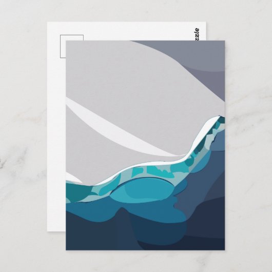 IJsberg oceaanlandschap Briefkaart (Voorkant / Achterkant)