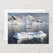 ijsberg op Antarctica Briefkaart (Voorkant / Achterkant)