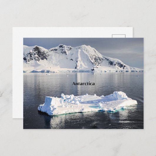 ijsberg op Antarctica Briefkaart (Voorkant / Achterkant)