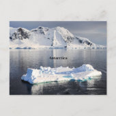 ijsberg op Antarctica Briefkaart (Voorkant)