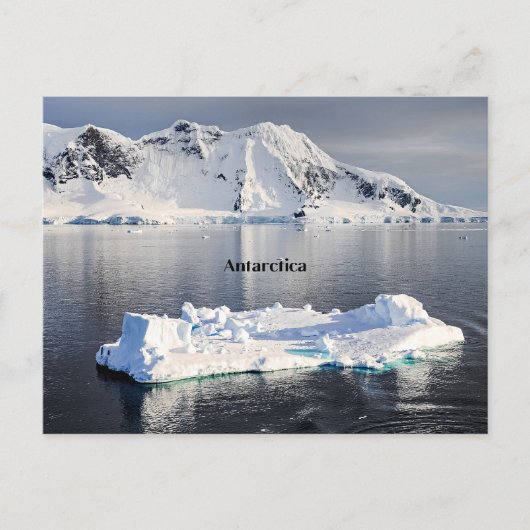 ijsberg op Antarctica Briefkaart (Voorkant)