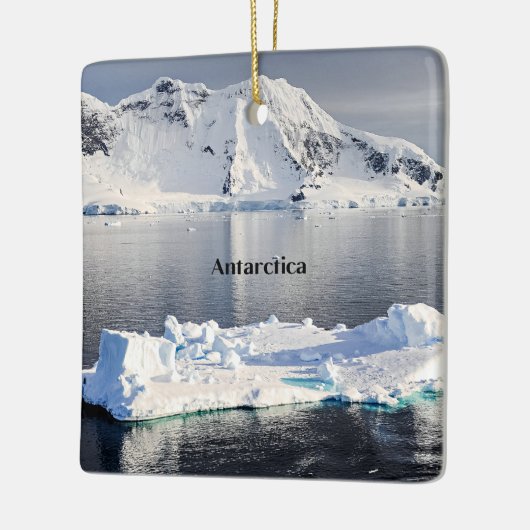 ijsberg op Antarctica Keramisch Ornament (Links)