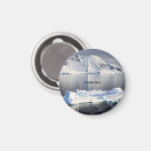 ijsberg op Antarctica Magneet (Voorkant / Achterkant)