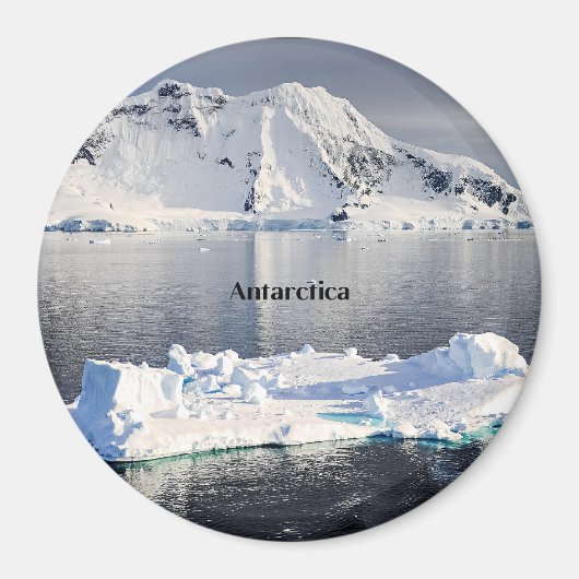 ijsberg op Antarctica Magneet (Voorkant)