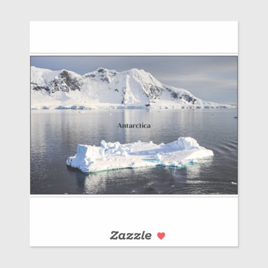 ijsberg op Antarctica Sticker (Vel)
