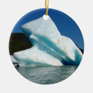 Ijsberg op Mendenhall Lake in Alaska Keramisch Ornament