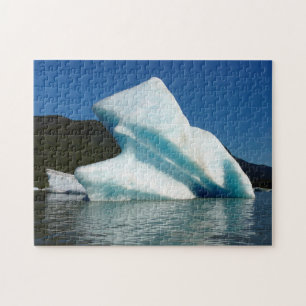Ijsberg op Mendenhall Lake in Alaska Legpuzzel