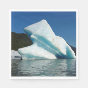 Ijsberg op Mendenhall Lake in Alaska Servet