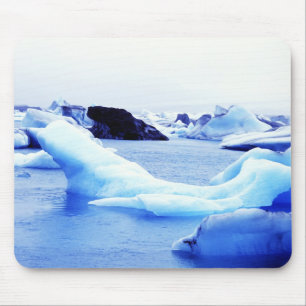 Ijsbergen in de Jokulsarlon-lagune Muismat