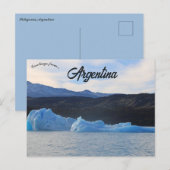 IJsbergen in Patagonië Argentinië Briefkaart (Voorkant / Achterkant)