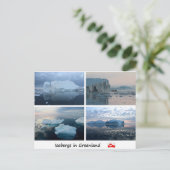 IJsbessen in Groenland Briefkaart (Staand voorkant)