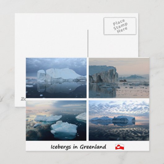 IJsbessen in Groenland Briefkaart (Voorkant / Achterkant)