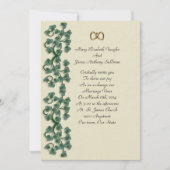 IJsbladeren van de uitnodiging voor het huwelijk o (Voorkant)