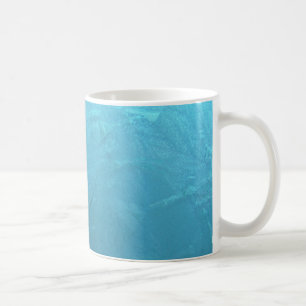 IJsblauw, bevroren Chic Winter Metallic Koffiemok