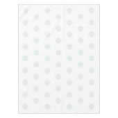 IJsblauw Elegante Sneeuwvlok Winter Tafelkleed (Voorkant)