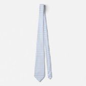 Ijsblauw Gingham Stropdas (Voorkant)
