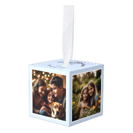 Ijsblauw Kerst Geschenk Persoonlijk Decoratie