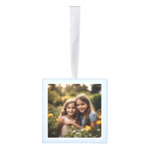 Ijsblauw Kerst Geschenk Persoonlijk Decoratie (Rechts)