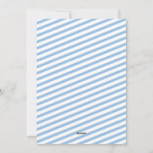 Ijsblauw & Witte Jonggehuwden Kerstmis Feestdagenkaart (Achterkant)