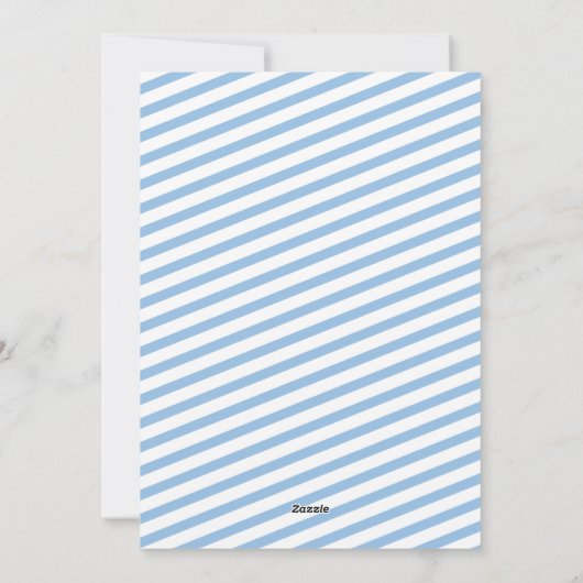 Ijsblauw & Witte Jonggehuwden Kerstmis Feestdagenkaart (Achterkant)