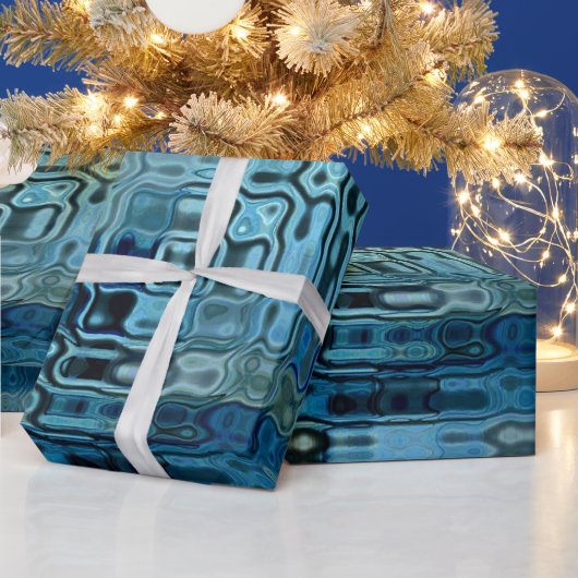 Ijsblauw wonder cadeaupapier (Feestdagen)