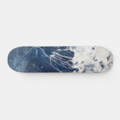 Ijsblauwe bergtop skateboard (Horizontaal)