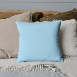 IJsblauwe effen kleur | Klassiek | Elegant Kussen<br><div class="desc">IJsblauwe effen kleur | Klassiek | Elegant | Trendy | Stijlvol | Cadeau</div>