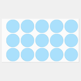 IJsblauwe effen kleur | Klassiek | Elegant Labels