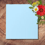 IJsblauwe effen kleur | Klassiek | Elegant Notitieblok<br><div class="desc">IJsblauwe effen kleur | Klassiek | Elegant | Trendy | Stijlvol | Cadeau</div>