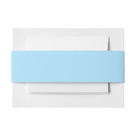 IJsblauwe effen kleur | Klassiek | Elegant Uitnodigingen Wikkel