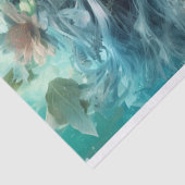 IJsblauwe sirene Tissuepapier (Detail)