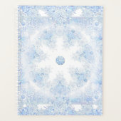 IJsblauwe sneeuwvlok Planner (Voorkant)