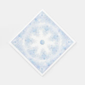 IJsblauwe sneeuwvlok Servet (Hoek)