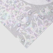 IJsblauwe sneeuwvlok Tissuepapier (Detail)