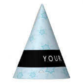 IJsblauwe sneeuwvlokken, Jouw naam, Personaliseren Feesthoedjes (Links)