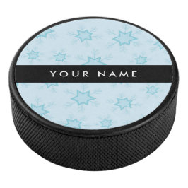 IJsblauwe sneeuwvlokken, Jouw naam, Personaliseren Hockey Puck