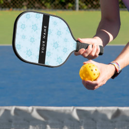 IJsblauwe sneeuwvlokken, Jouw naam, Personaliseren Pickleball Paddle