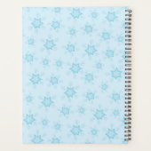 IJsblauwe sneeuwvlokken, Jouw naam, Personaliseren Planner (Achterkant)