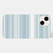 IJsblauwe strepen Case-Mate iPhone Case (Achterkant (horizontaal))
