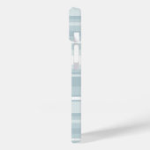 IJsblauwe strepen Case-Mate iPhone Case (Achterkant / Links)