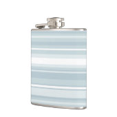 IJsblauwe strepen Heupfles (Links)