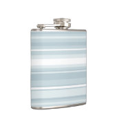 IJsblauwe strepen Heupfles (Rechts)