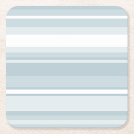 IJsblauwe strepen Kartonnen Onderzetters
